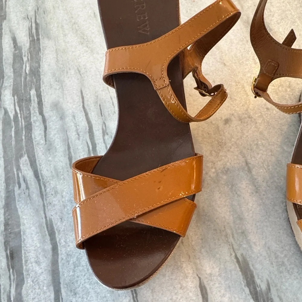 J. Crew Tan Wedges